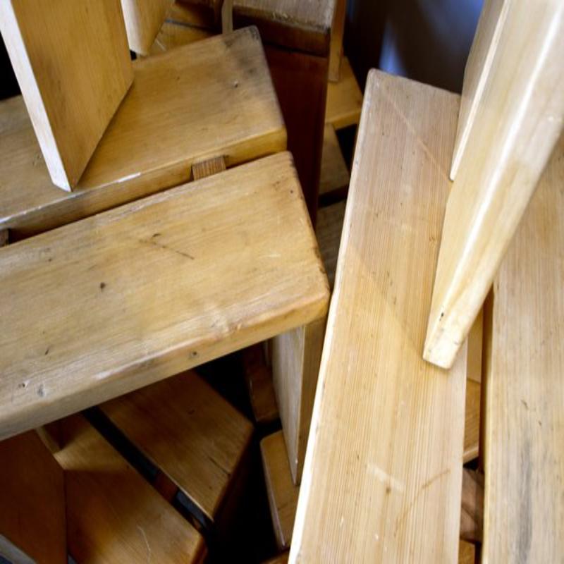 Ensemble de 9 tabourets Les Arcs par Charlotte Perriand, années 1950 en vente 3