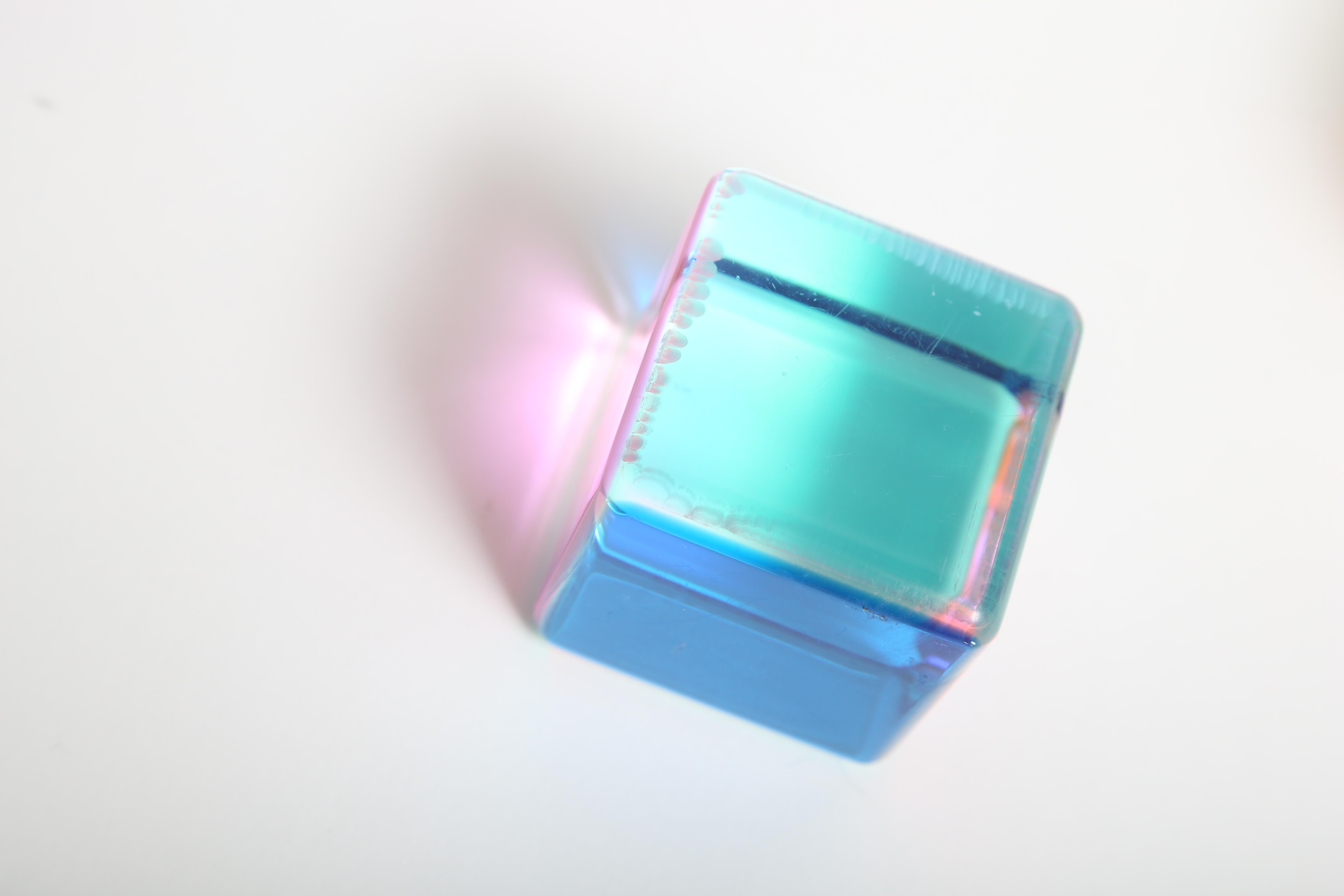 Set of 9 Lucite Cubes by Vasa Velizar Mihich 4