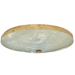 Set of 9 Midcentury Flush Mounted Light Fixtures, Sold Individually