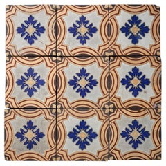Conjunto de 9 piezas Minton & Co. Baldosas Encáusticas