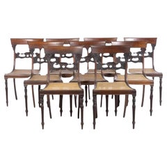 Used Set of 9 Portuguese Chairs, 19th Century
