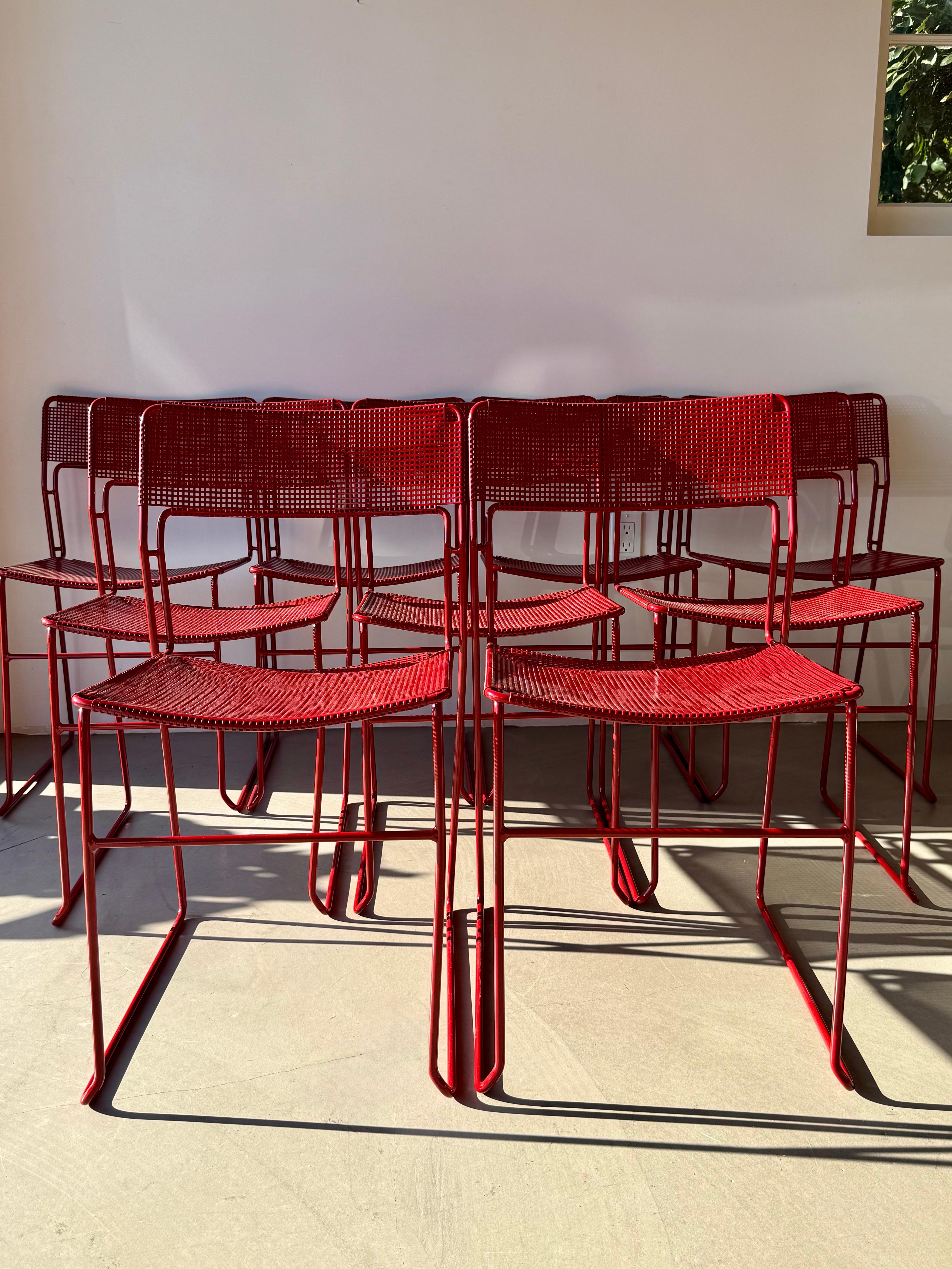 Set of 9 “Sultana” Dining / Side Chairs by Arrben, Italy im Angebot 4