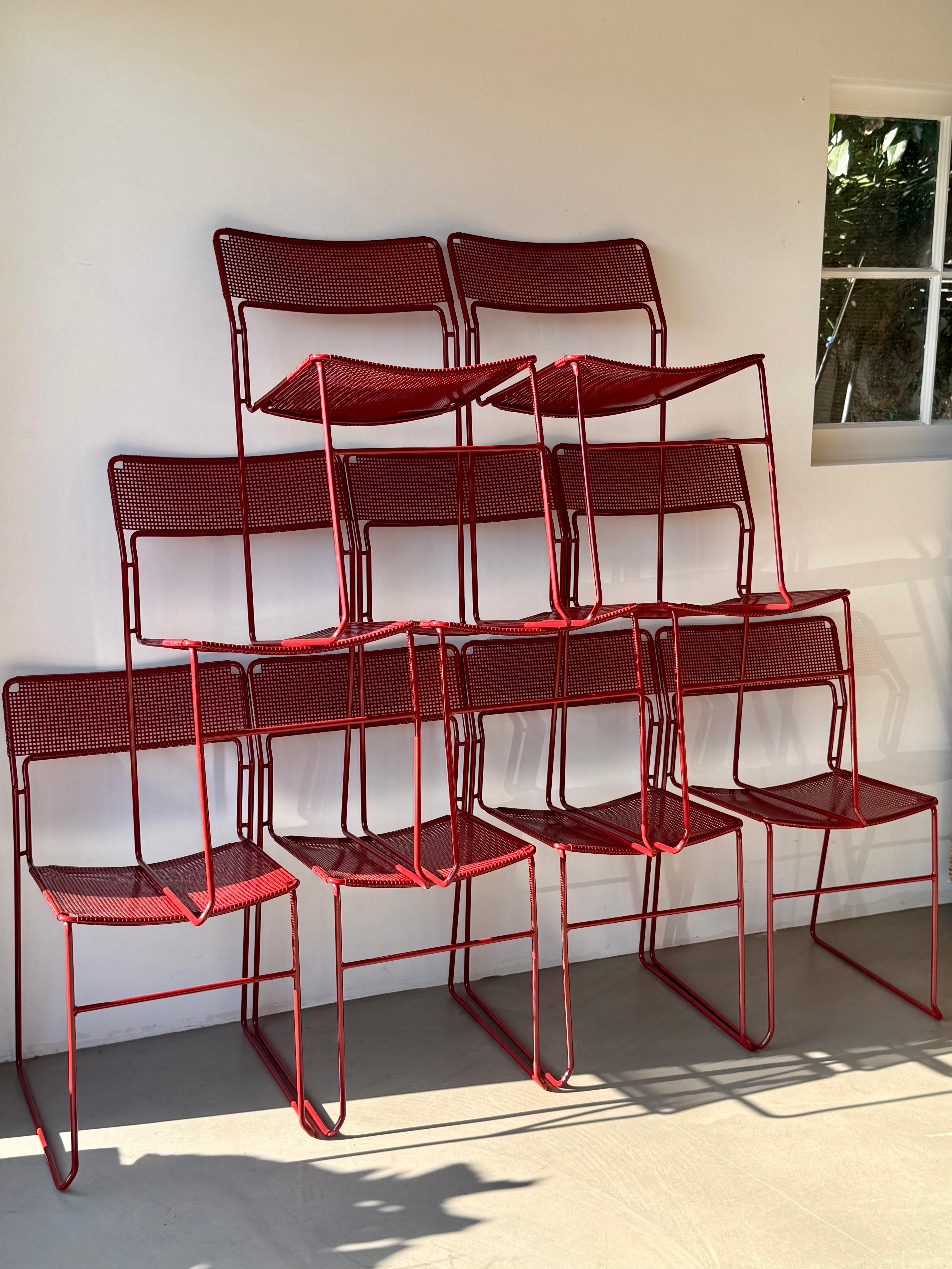 Set of 9 “Sultana” Dining / Side Chairs by Arrben, Italy im Angebot 1