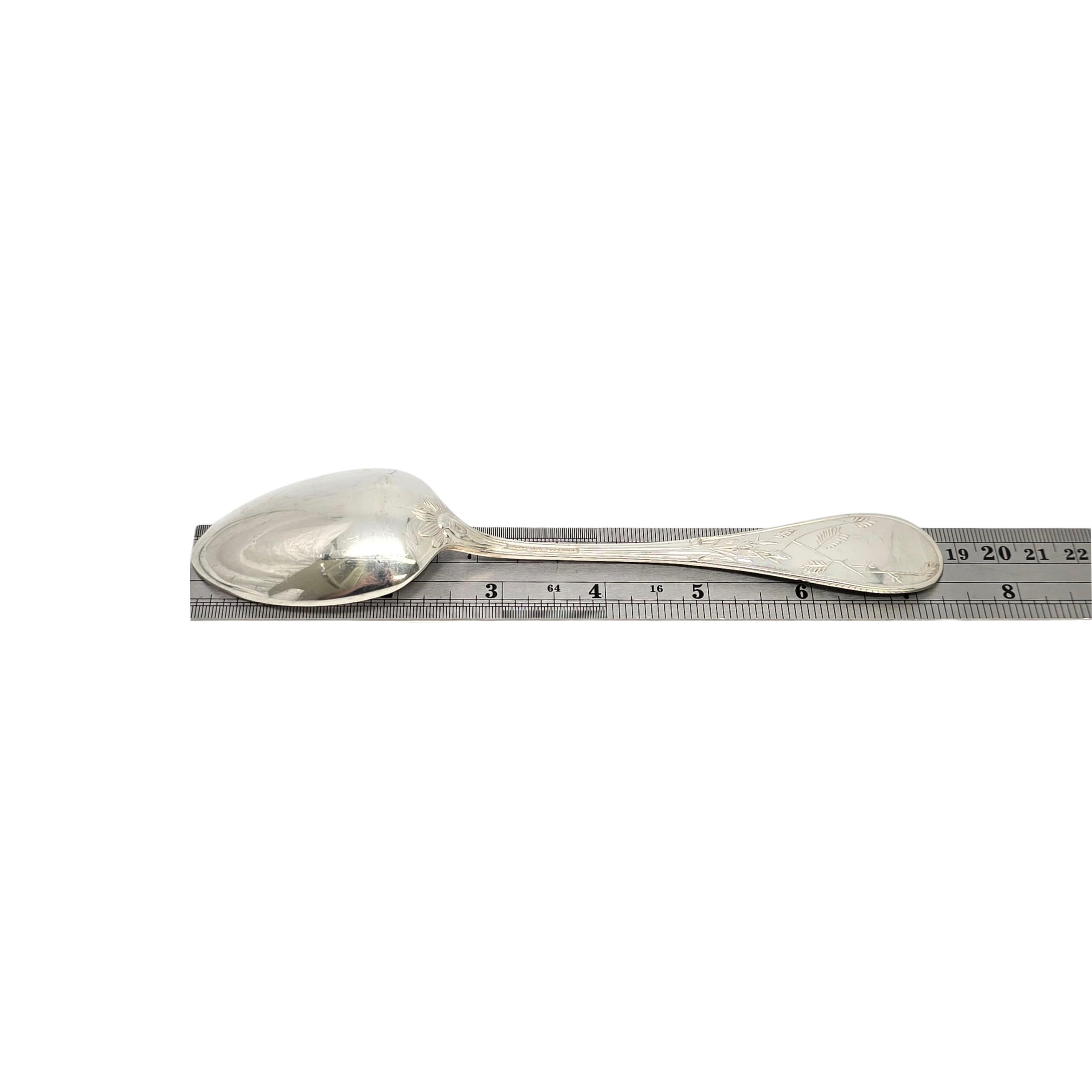 Set of 9 Tiffany & Co Audubon Sterling Silver Oval Soup Spoons 7 1/4