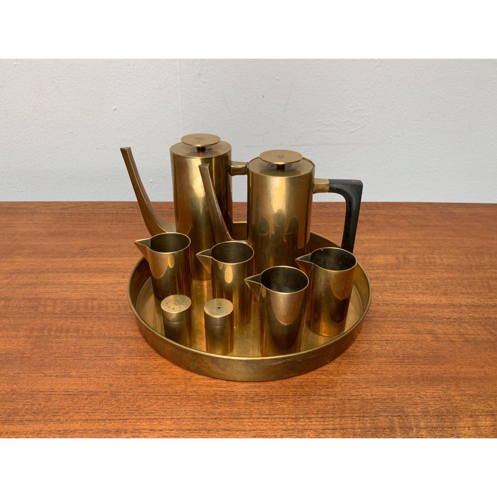 9er Set Vintage Kaffee- oder Teeservice im Angebot 4