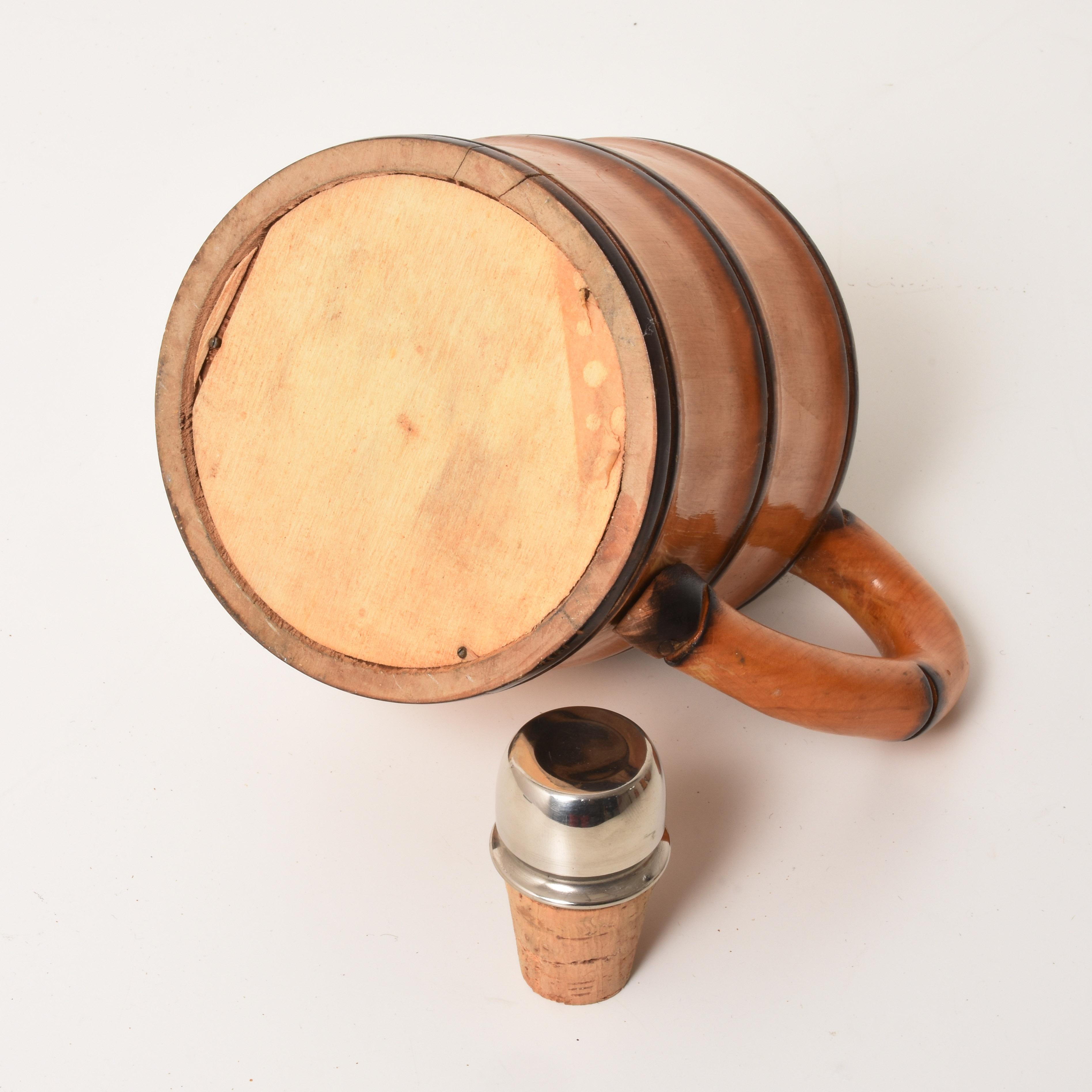 Set di thermos italiani in bambù e metallo di Aldo Tura, 1950, per Macabo 2