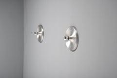Set of Aluminum Sconces Used by Charlotte Perriand in Les Arcs, France, 1970s