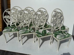 Set of Aluminum Tropical Patio Chairs