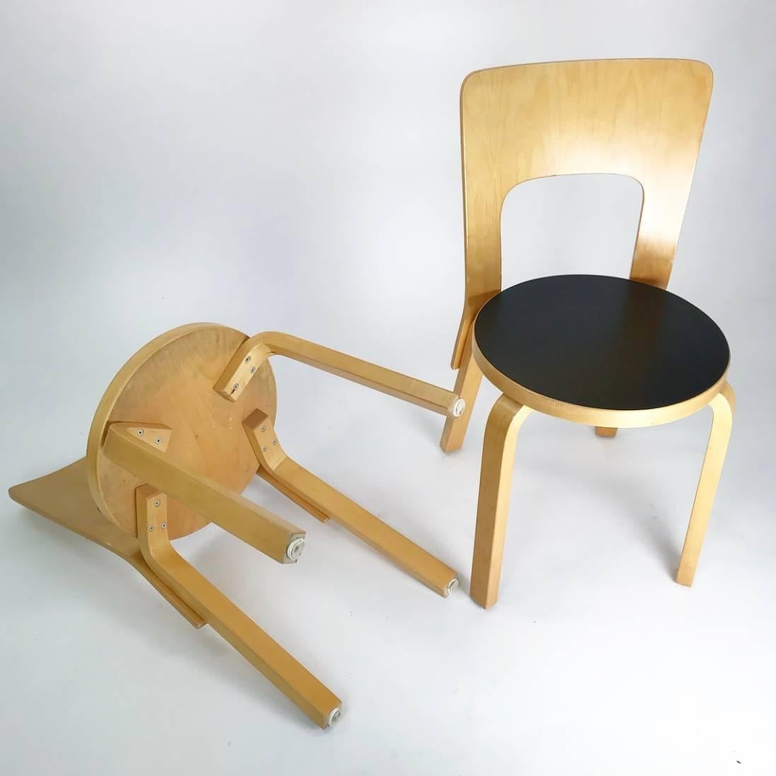 Set of Alvar Aalto Furniture by Artek of Finland Designed in 1930s 5