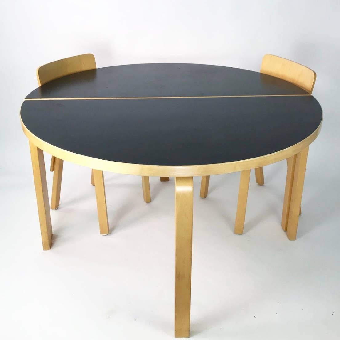 Late 20th Century Set of Alvar Aalto Furniture by Artek of Finland Designed in 1930s