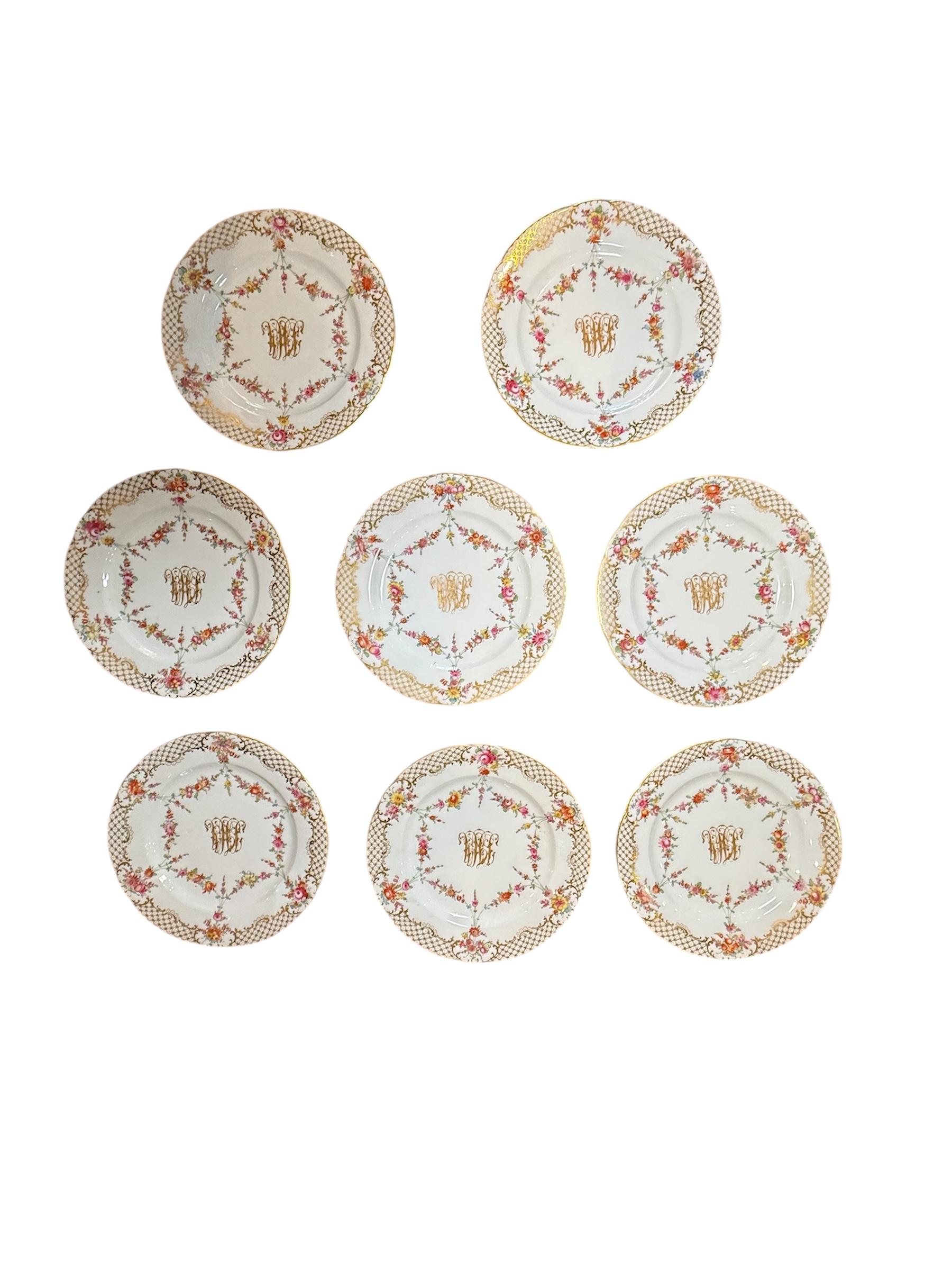 Set Of Ambrosius Lamm Of Dresden Porcelain Serverware For Sale 9