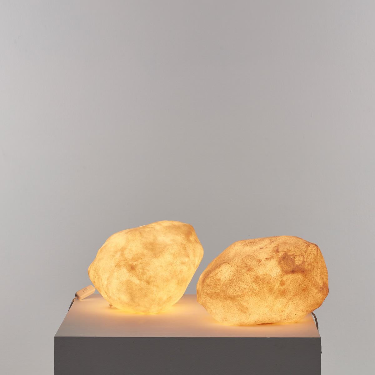Set of Andre Cazenave Rock Lamps, Italy, 1970s (Postmoderne)