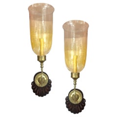 Set of 4 Anglo Indian Sconces, Sold per Pair