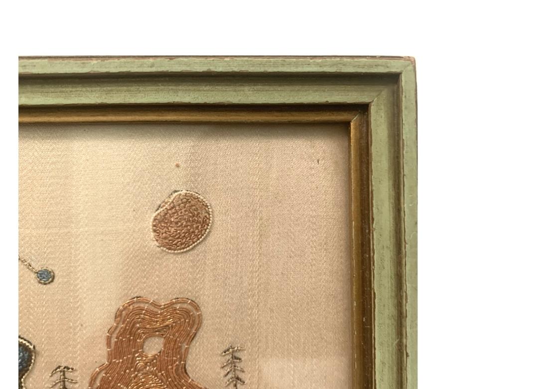 Set Of Antique 19th Century Chinese Embroidered Sleeve Panels For Sale 4