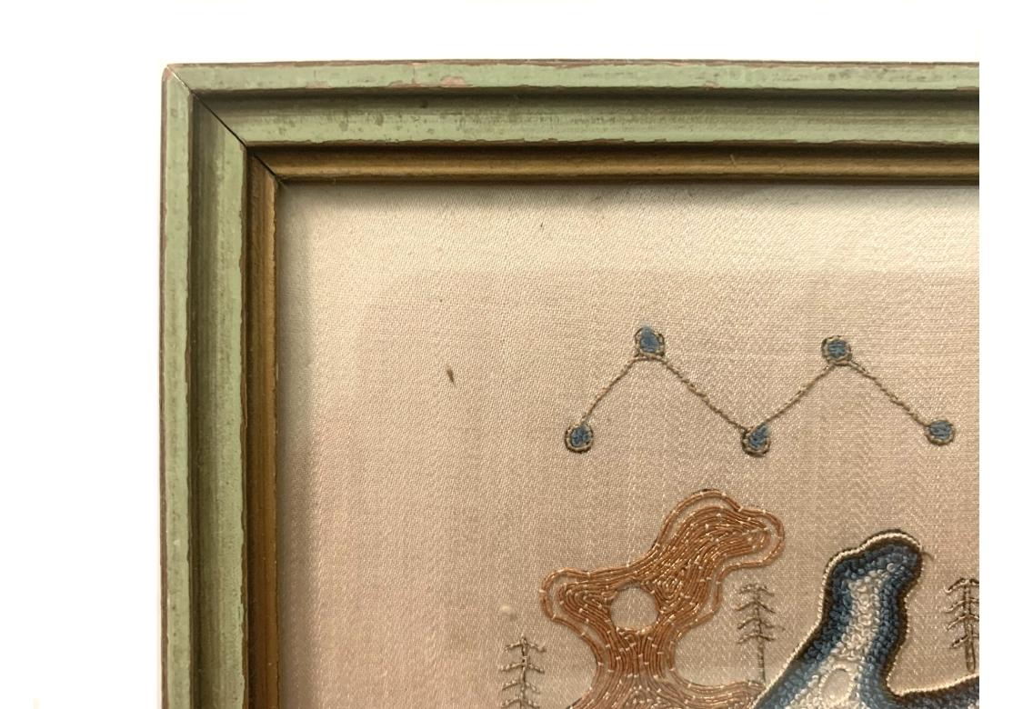 Set Of Antique 19th Century Chinese Embroidered Sleeve Panels For Sale 7