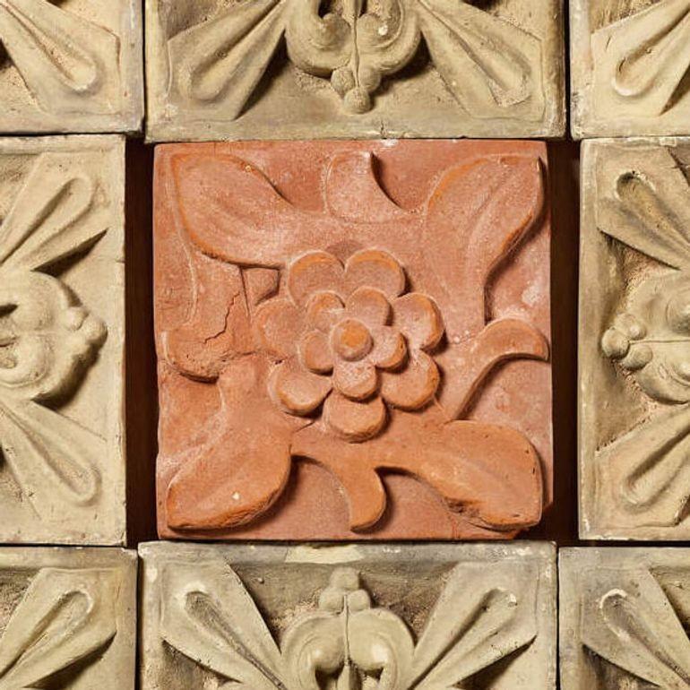 English Set of Antique 19th Century Terracotta Plaques For Sale
