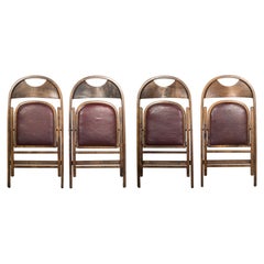 Late 19th C./Early 20th C. Used Acme Folding Chairs C.1890-1910