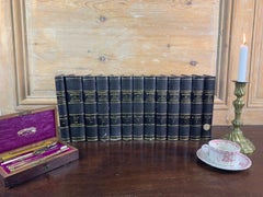 Set of Antique Books Dating From the 19th Century France