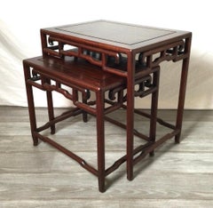 Set of Antique Chines Hongmu Nesting Tables