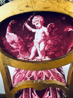 Set of Antique Early 19th Century Louis XVI Salon Ladies Chairs