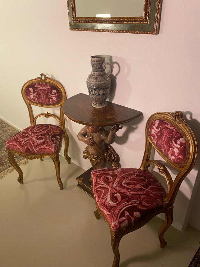 Set of Antique Early 19th Century Louis XVI Salon Ladies Chairs For Sale 2