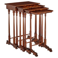Set of Antique English Rosewood Side Tables