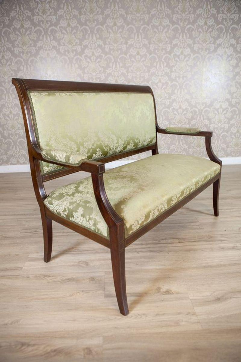 Ensemble de meubles anciens en noyer anglais de la fin du 19e siècle Bon état - En vente à Opole, PL