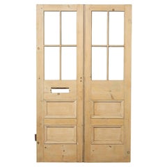 Set of Antique External Double Doors for Glazing