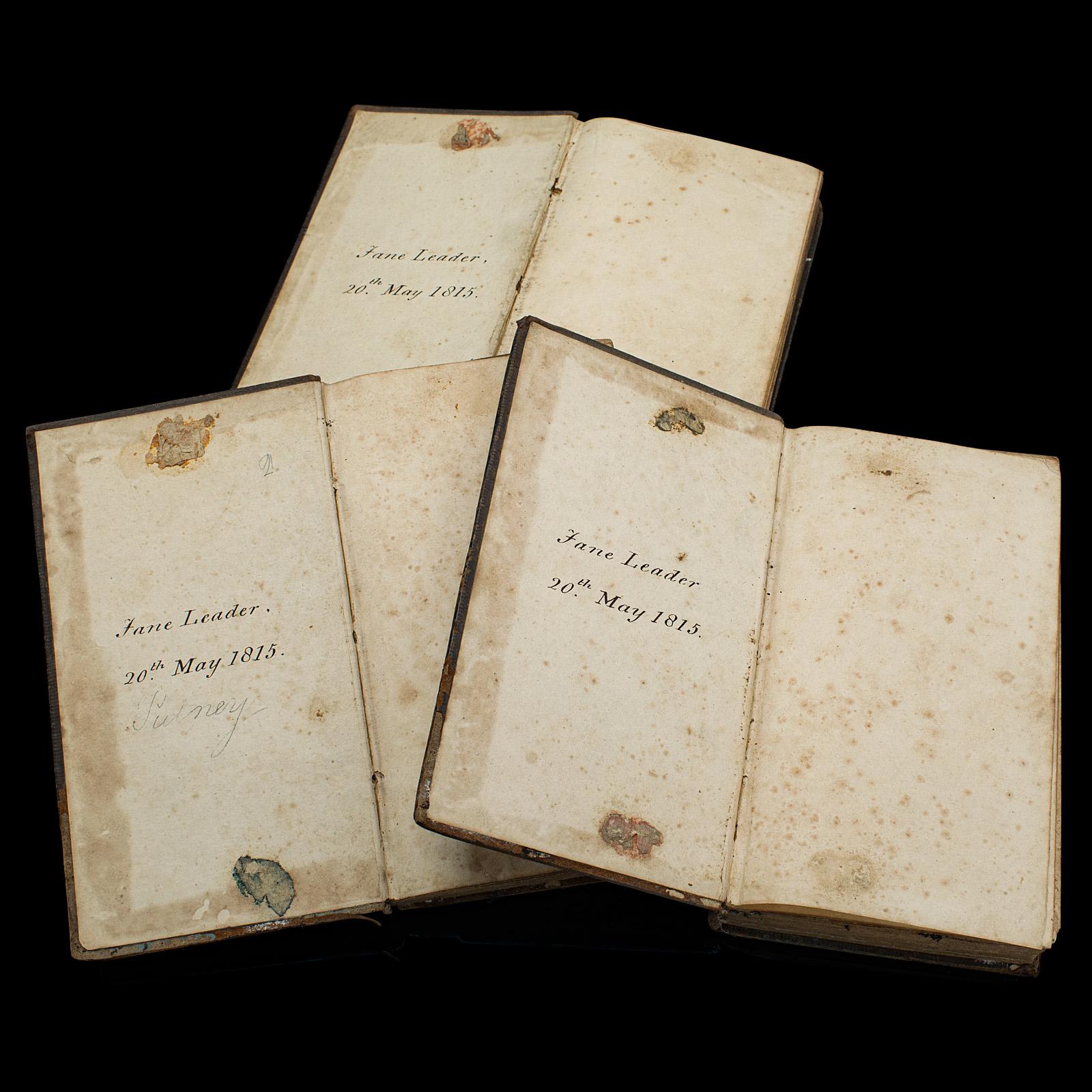 Set Of Antique Fiction Books, Popular Tales, Maria Edgeworth, English, Georgian In Good Condition For Sale In Hele, Devon, GB