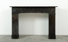 Set of Antique Fireplace Mantels in Belgian Blue Stone