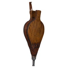 Set of Used Fireside Bellows, English, Elm, Leather, Fireplace, Victorian
