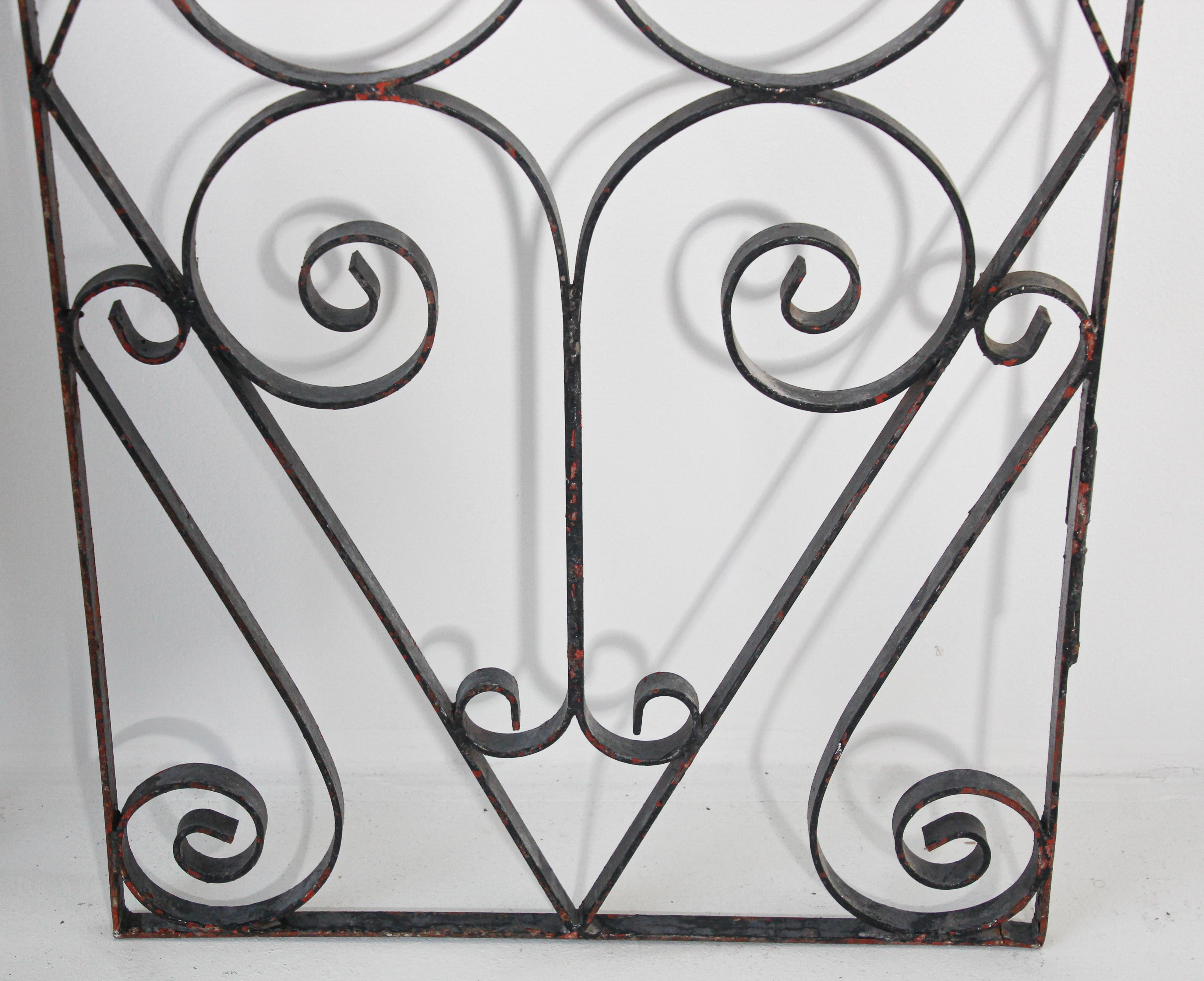 Set of Antique French Wrought Iron Garden Doors at 1stDibs antique wrought iron doors for sale