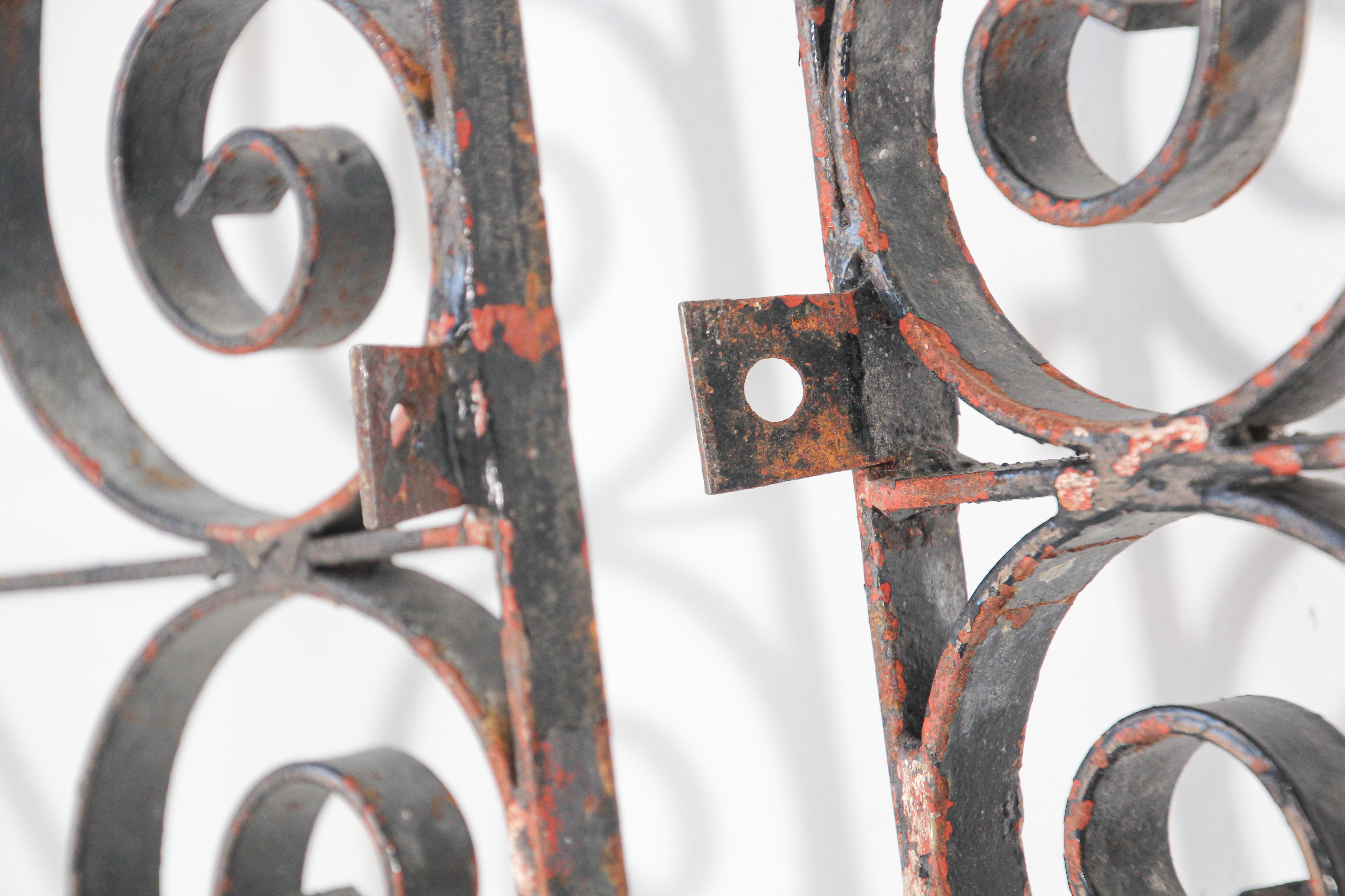 Set of Antique French Wrought Iron Garden Doors at 1stDibs antique wrought iron doors for sale