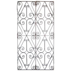 Set of Antique French Wrought Iron Garden Doors