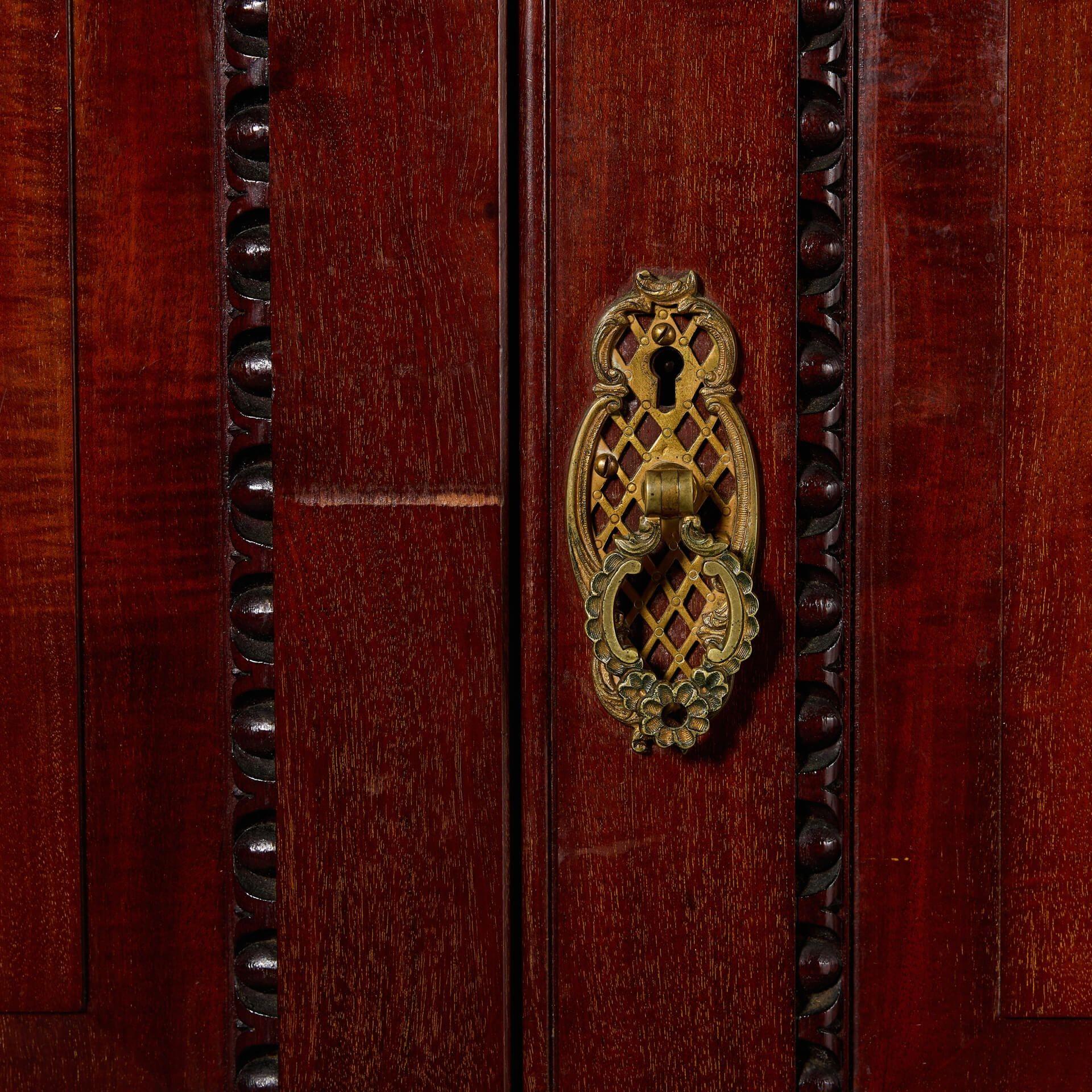 Juego de Puertas de Armario Antiguas de Caoba Georgiano