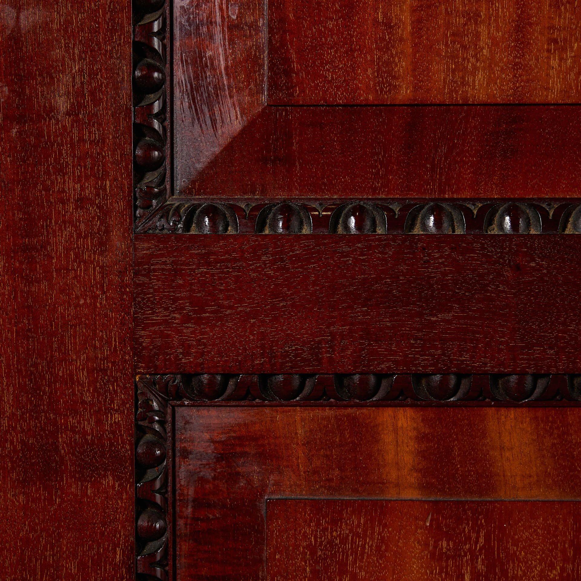 Juego de Puertas de Armario Antiguas de Caoba Inglés