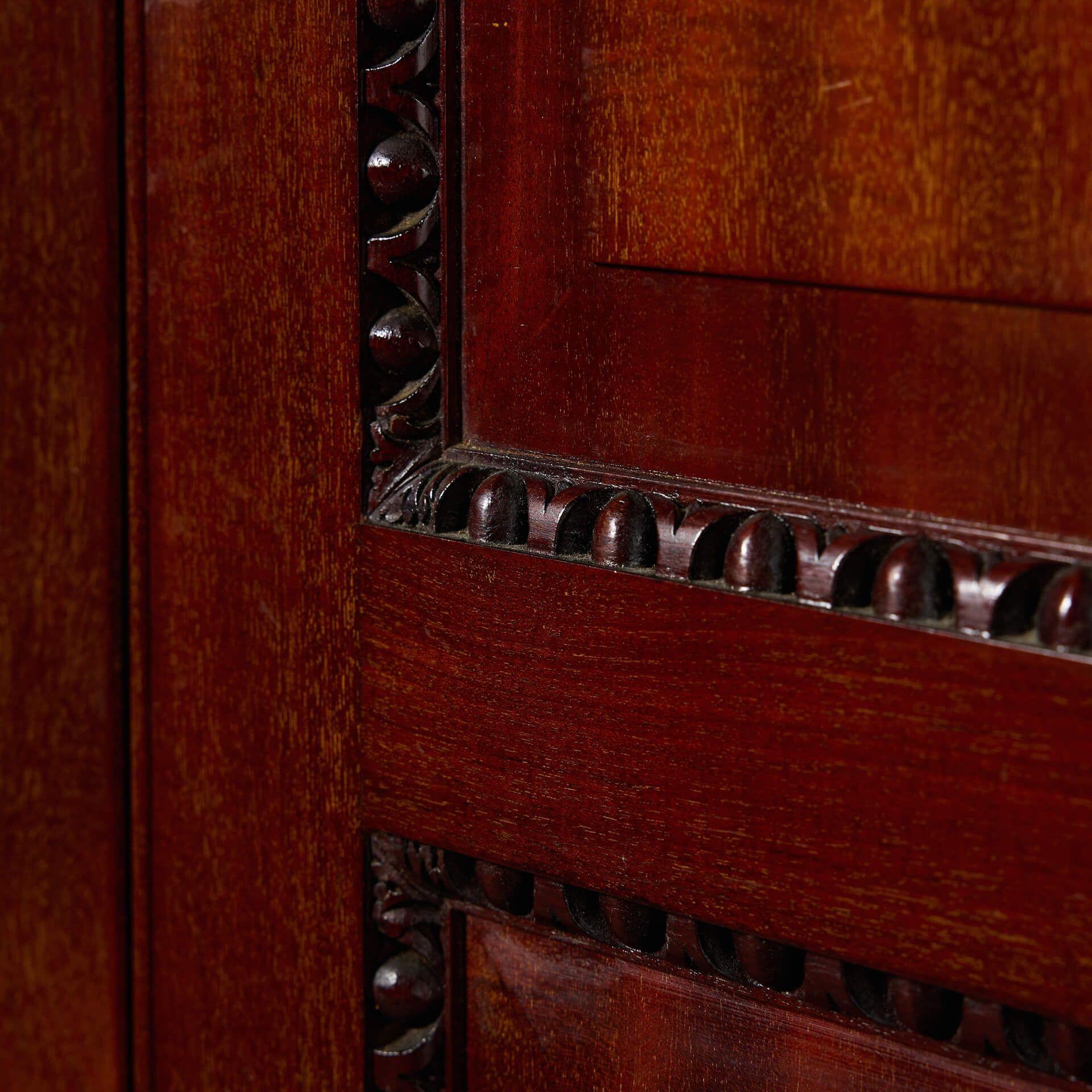Juego de Puertas de Armario Antiguas de Caoba Hecho a mano