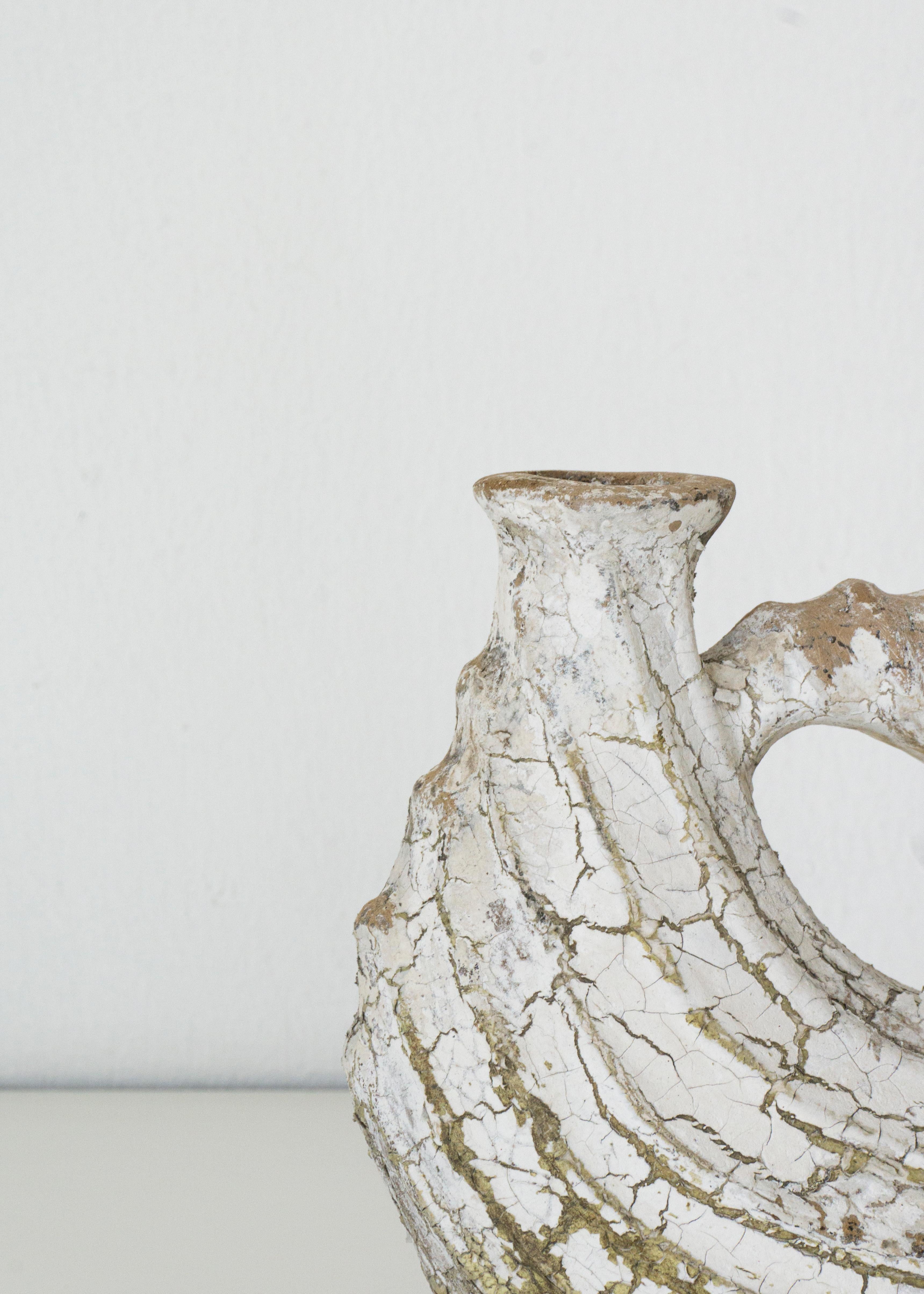 Hand-Crafted Set of antique mexican clay jugs. Valentinas. XX Century. Herencias Collection