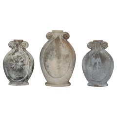 Set of antique mexican clay vases. LINDAS. XX Century. Herencias Collection
