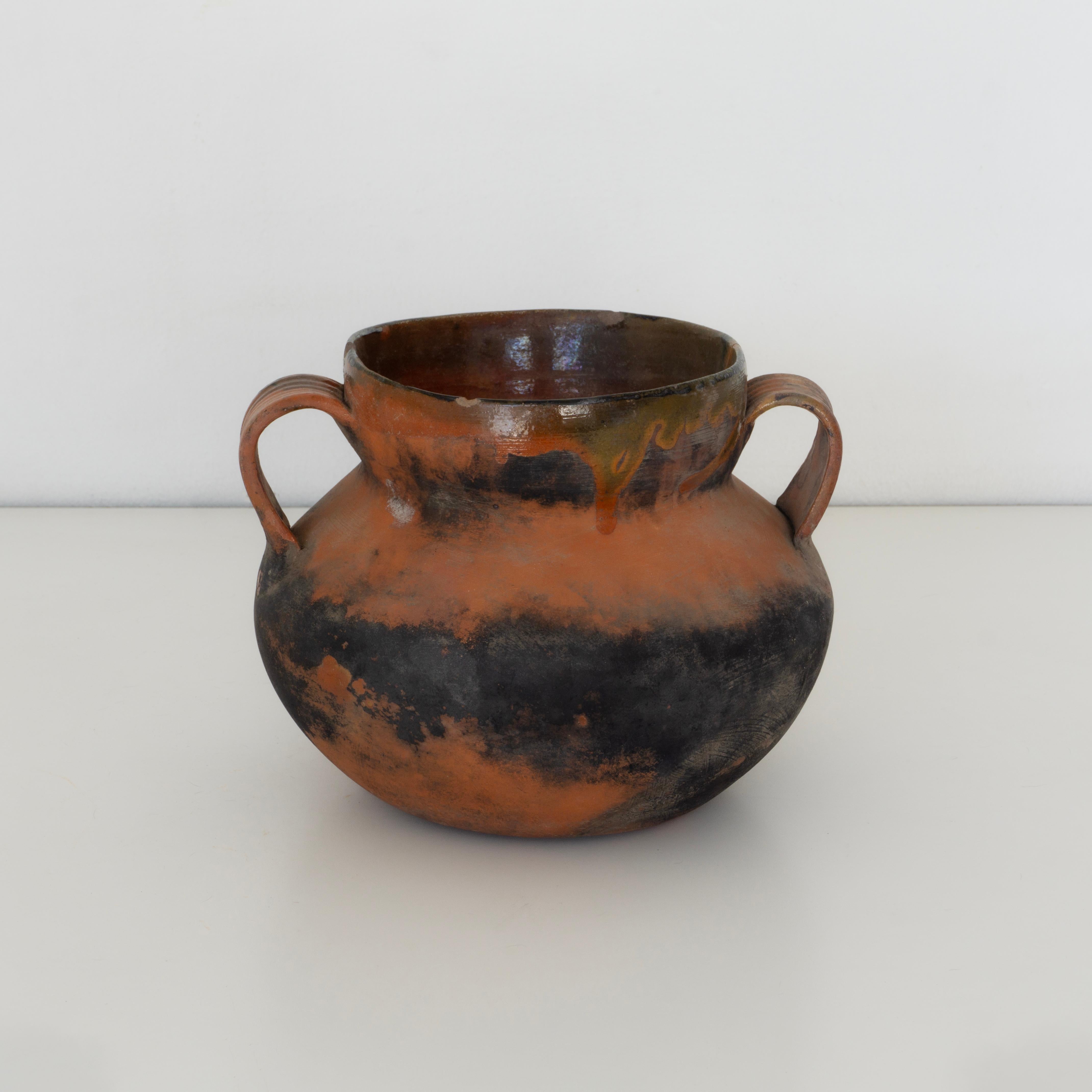 20th Century Set of antique mexican kitchen pots. Morena's. XX Century. Herencias Collection For Sale