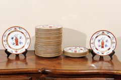 Set of Antique Minton Plates