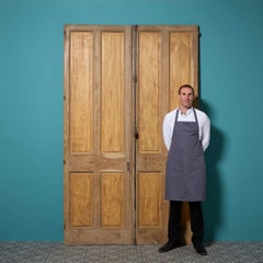 Set of Antique Oak Room Dividing Double Doors