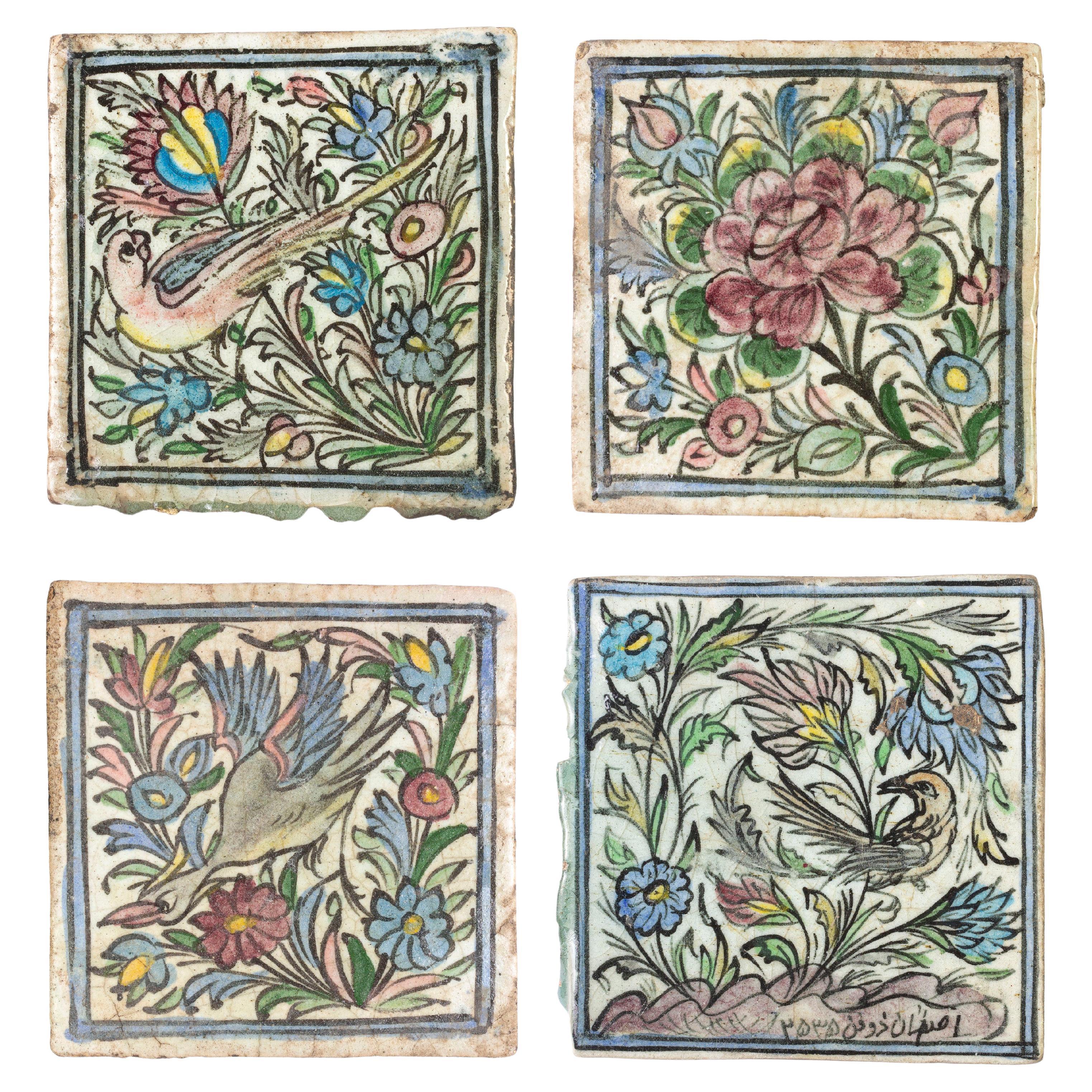 Set of Antique Oriental Tiles