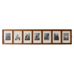 Set Of Antique Photographs Of Actors In Costume From 'Trilby' Theatre Production