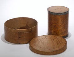 Set of Antique Shaker Style Bentwood Boxes, Upstate New York 1850s-1870s