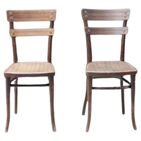 Ensemble de chaises d'appoint antiques de Michael Thonet en vente
