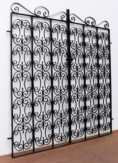 Set of Antique Wrought Iron Garden Gates