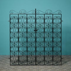 Set of Reclaimed Wrought Iron Garden Gates