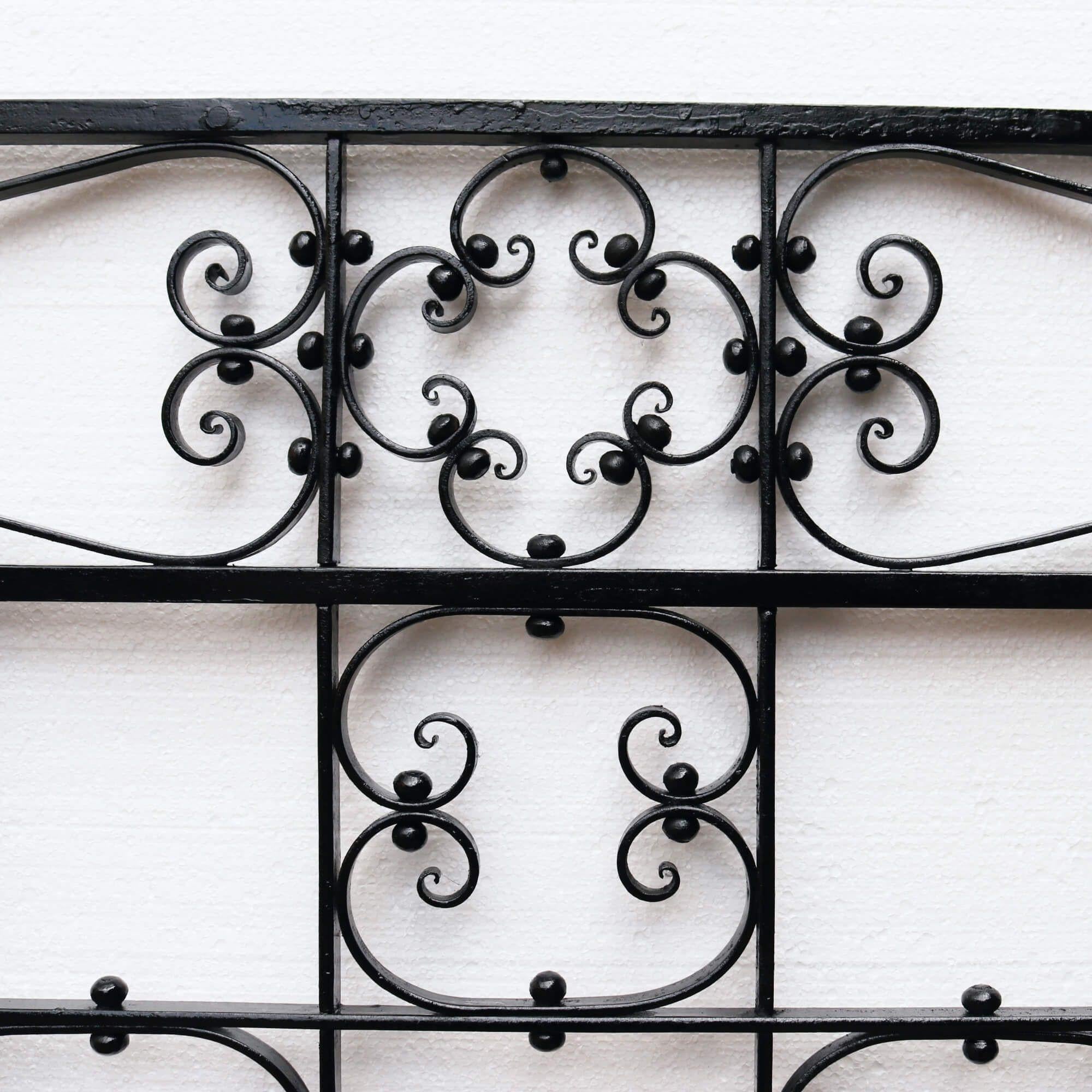 19th Century Set of Antique Wrought Iron Side Gates For Sale