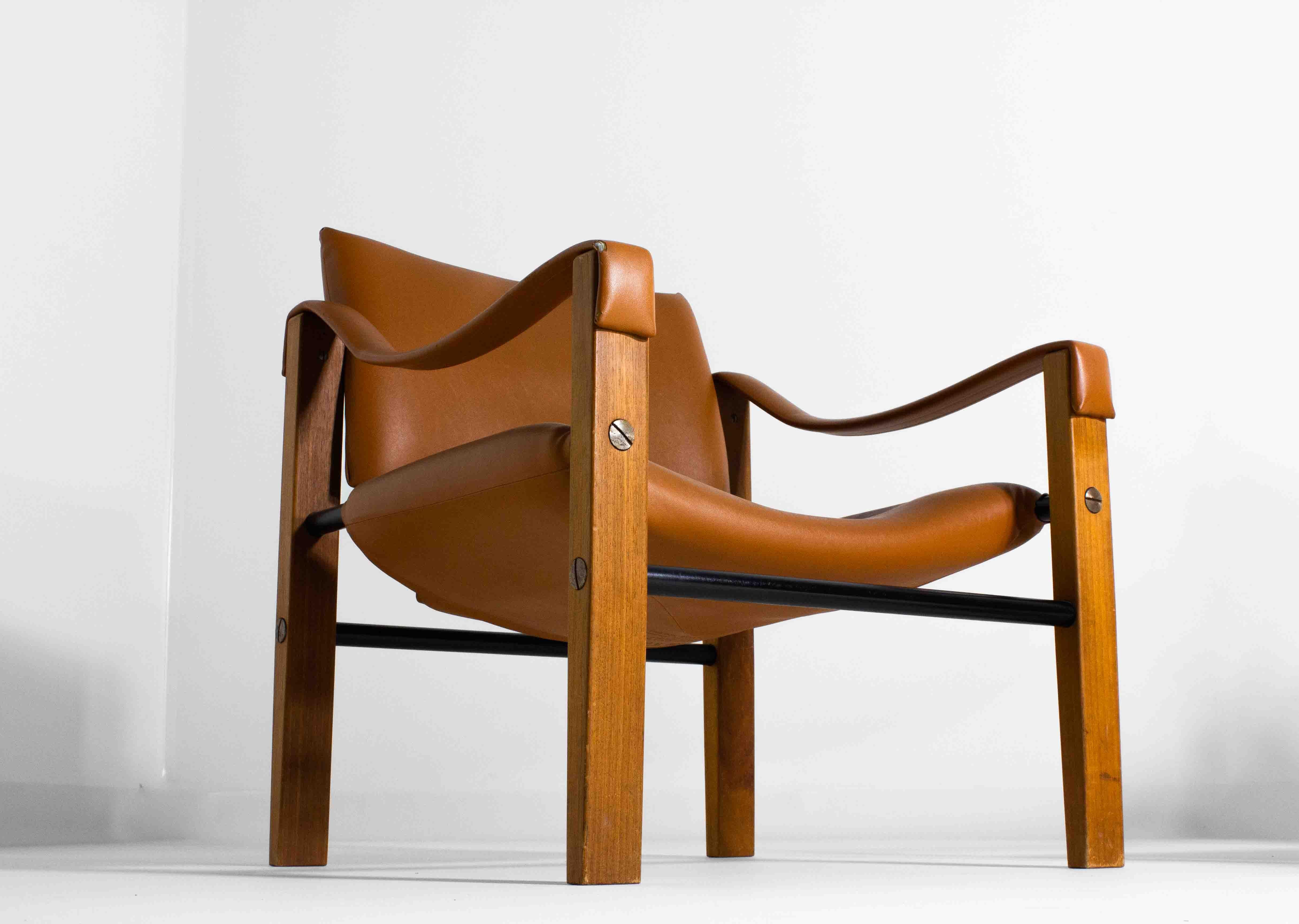 Scottish Set of Arkana safari chairs by Maurice Burke, Scotland 1970s